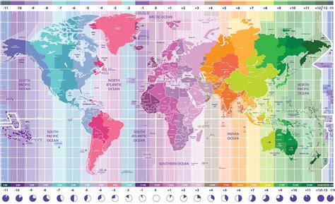 World Time Zone Map Printable Ruby Printable Map