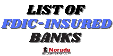 List Of Fdic Insured Banks In Is Your Bank Insured