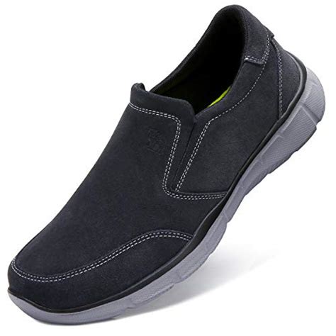 Camel crown men leather sandals open toe for outdoor hiking walking beach sports camel crown mens trail running shoes mesh comfortable casual workout sneakers. CAMEL CROWN Mens Slip On Sneakers Leather Loafers Comfort ...