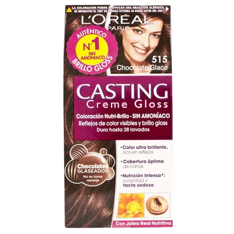 Casting creme gloss 415 chocolate glacê. Tinte para Cabello L'ORÉAL Casting Creme Gloss 515 Chocolate Glacé Caja 1un - Supermercado