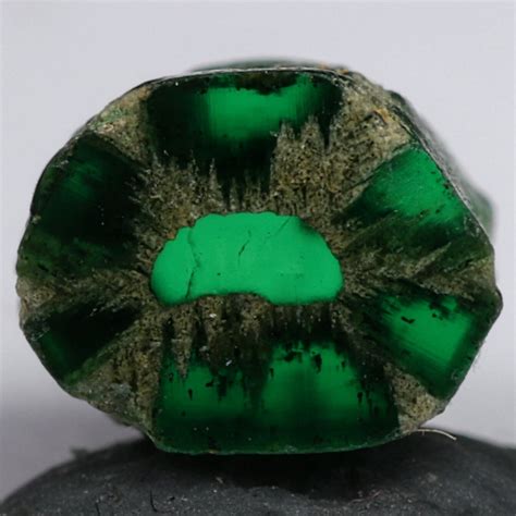 Very Rare Trapiche Emerald Crystal 058 Ct Etsy