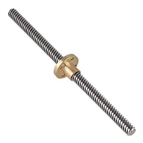 150mm Trapezoidal 4 Start Lead Screw 8mm Thread 2mm Pitch Lead Screw