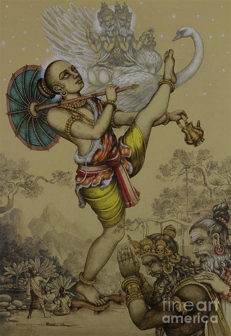 Vamana Avatar Art Print By Vrindavan Das In 2020 Hindu Art Indian