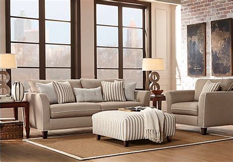 Picture Of East Shore Beige 3 Pc Living Room From Living