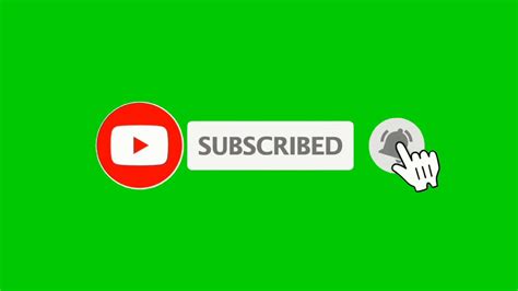 Green Screen Green Screen Subscribe Button Animation With Sound Imagesee