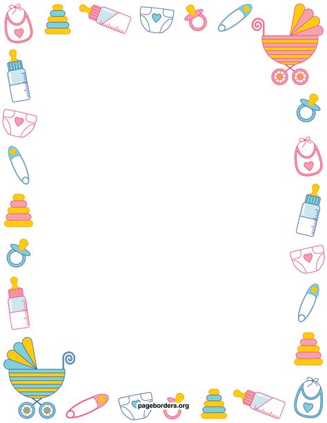 49 Baby Borders Clip Art Clipartlook