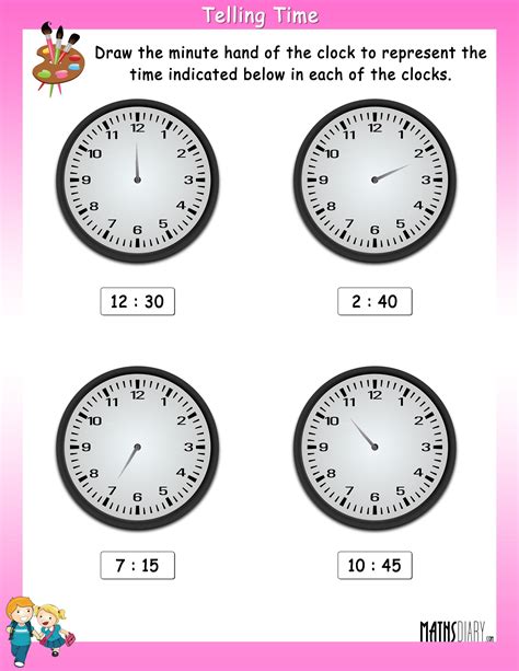 It could be a simple matter of setting it to the proper time zone. Draw the Minute Hand in the clock to show the indicated ...
