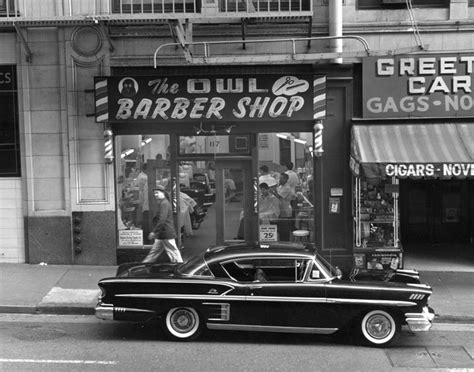 The history of barber shops and the professionals who stood behind the chairs, this blog is about this piece of american history that still exists. Vintage shots from days gone by! | Barber shop