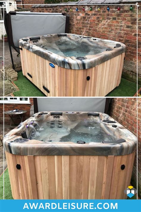 We Love This Rustic Hot Tub Colour Combination That Compliments The