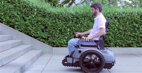 We've seen wheelchairs decked out like custom race cars, wheelchairs that do stunts, and wheelchairs that can drive over rough terrains. Swiss Students Invent a Wheelchair Capable of Climbing Stairs
