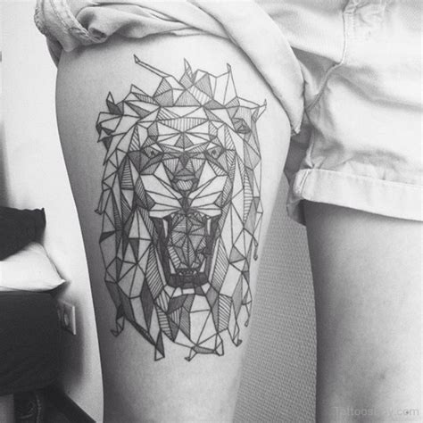Lion Tattoo On Thigh Tattoo Designs Tattoo Pictures