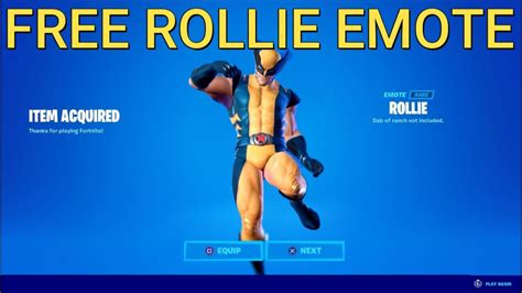 How To Get Rollie Emote For Free In Fortnite Unlock Rollie Emote Free