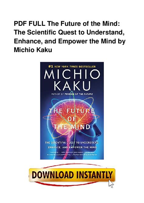 Pdf Full Book The Future Of The Mind The Scientific Quest To