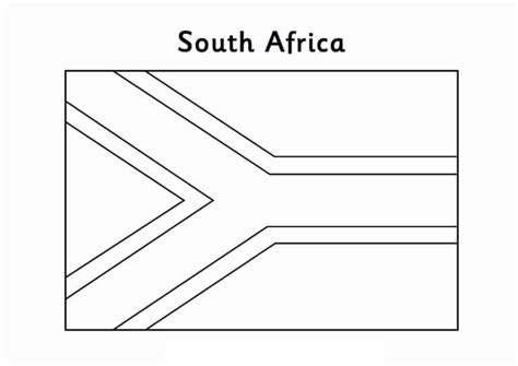 South Africa Flag Coloring Page Download Print Or Color Online For Free