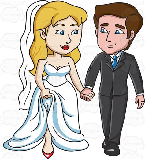 Cartoon Couple Images Cartoon Wedding Couple Clipart Free Download
