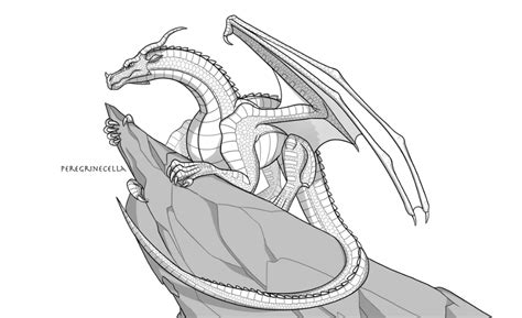 Skywing Variant 2 By Peregrinecella On Deviantart Wings Of Fire Dragons