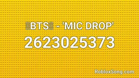 Bts Mic Drop Roblox Id Code Roblox Bloxburg Generator My Xxx Hot Girl