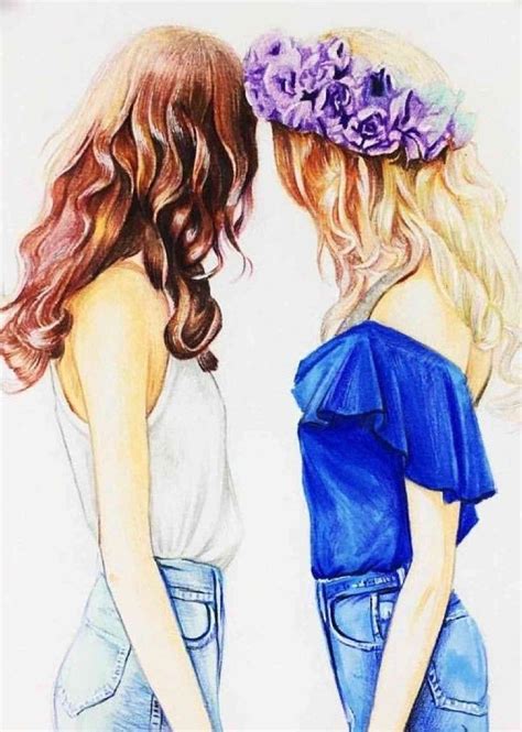 Two Best Friends Drawing The Most Beautiful Images For You