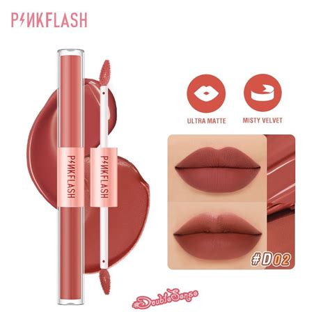 Jual Original Pinkflash L Double Sense In Duo Velvet Lip Cream