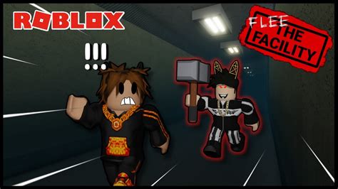 Being Chased By A Demon Child In Roblox Flee The Facility Youtube