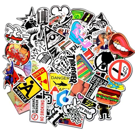 Buy 50 Pcspack Classic F Style Graffiti Stickers For
