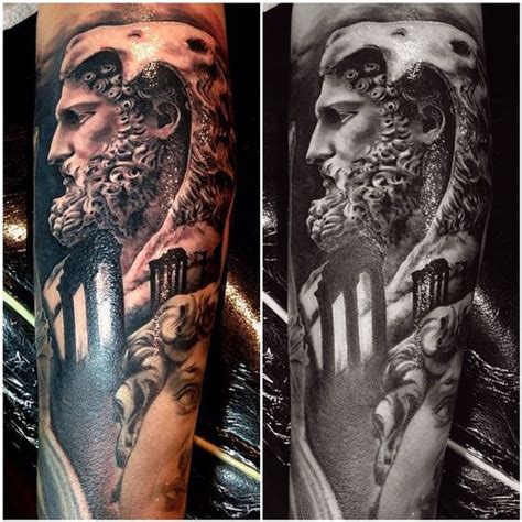 Maybe you would like to learn more about one of these? Heracles Hercules Tattoo Greek | Hercules tattoo, Greek ...