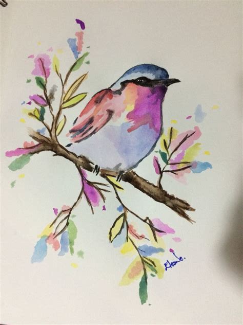 Watercolor Bird Art Paint Bird Watercolor Paintings Watercolor Bird