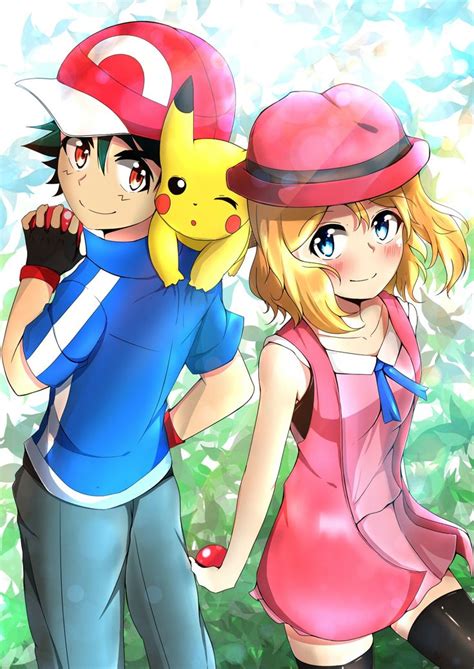 Pin By Kat On Amourshipping ♥️ Pokemon Ash And Serena Pokemon Movies