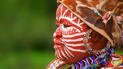 African Tribal Make Up Whats Behind The Face Paint