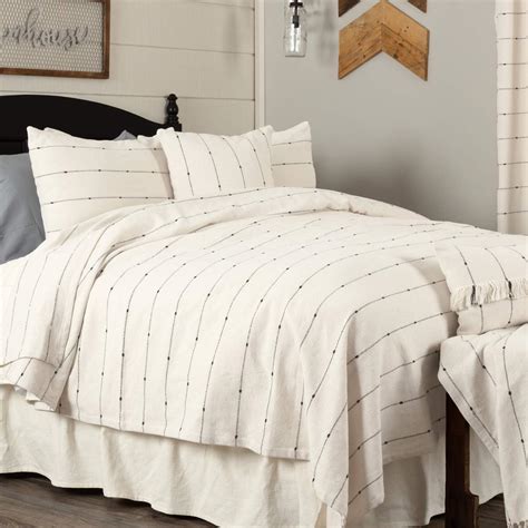 Amazon Com Piper Classics Farmcloth Stripe Twin Coverlet Bedspread X Urban Rustic