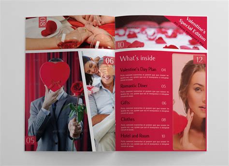 Valentine Magazine Template 24 Pages Magazines