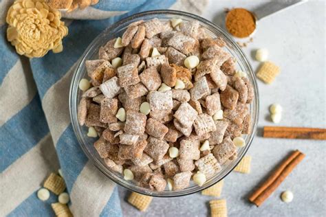 Recipe for puppy chow ingredients: Snickerdoodle Puppy Chow | Recipe | Sugar chex mix, Food ...