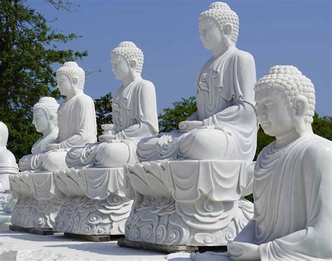 White Marble Statues Da Nang Vietnam Of Buddha Kwan Yin Travel Blog