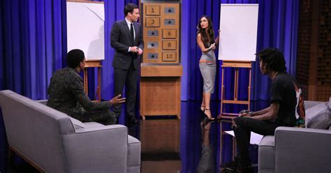 Watch Jimmy Fallon And Megan Fox’s All Star Pictionary Game Time