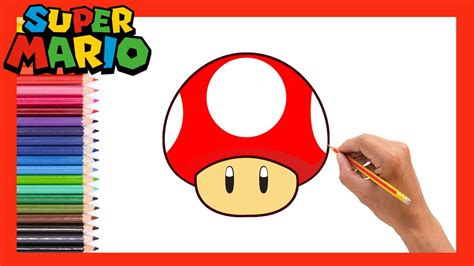 Como Dibujar Un Hongo De Super Mario Bros Paso A Paso Dibujos Faciles