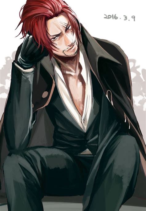 That is who red hair shanks or akagami no shanks is. Shanks - One Piece Fan Art (40436417) - Fanpop
