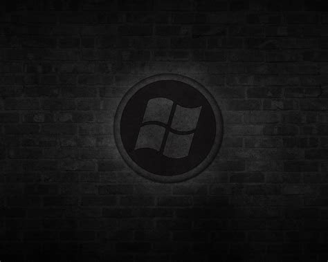Dark Windows Logo 1280 X 1024 Wallpaper