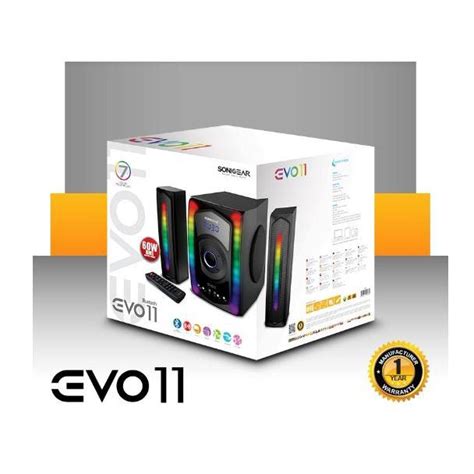 The sonic gear evo 3 is the foolproof companion in your room. SONIC GEAR EVO 11 2.1 SPEAKER | Shopee Malaysia