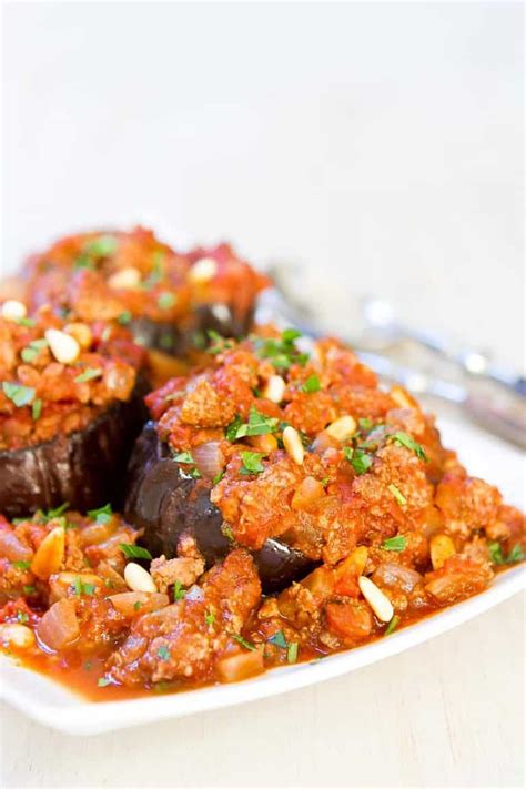 Baked Eggplant With Meat Sauce Cookin Canuck