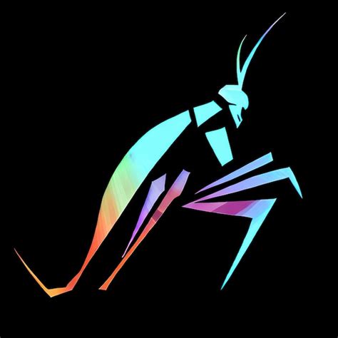 Premium Ai Image Impetuous Praying Mantis In Logo Design