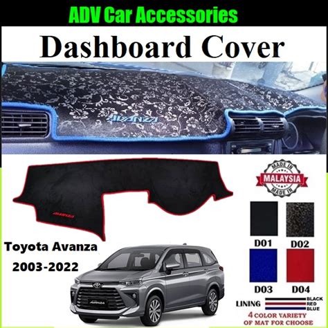 Toyota Avanza 2003 2022 ADV Dashboard Cover Anti Slip Dashboard Mat