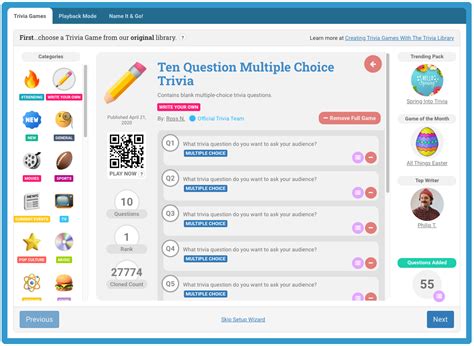 Creating Trivia Games With The Trivia Library Crowdpurr Help