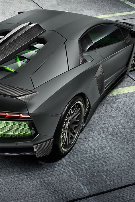 Fonds Décran Lamborghini Aventador Lp700 4 Supercar Noire Vue Arrière