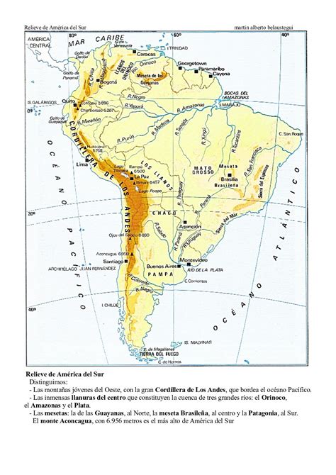 Calaméo Relieve De América Del Sur