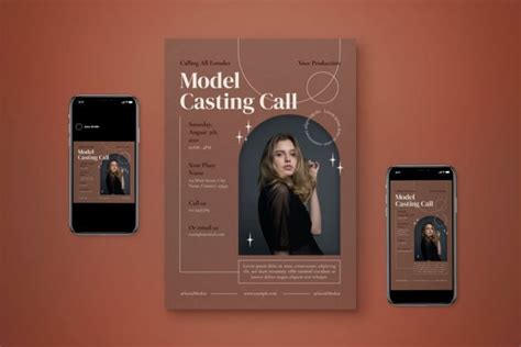 10 Best Casting Call Flyer Template Download Graphic Cloud