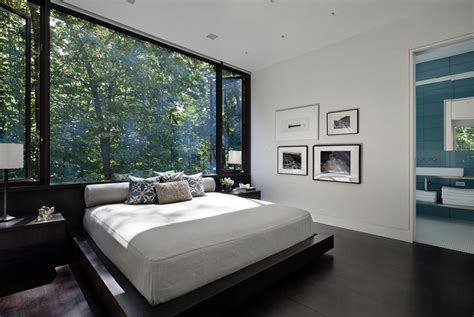 20 Contemporary Bedrooms With A Beautiful Outdoor View From Glass Windows Home Design Lover
