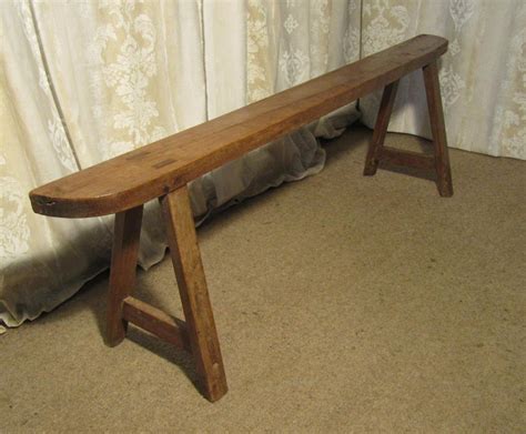 French Rustic Cherry Wood Farmhouse Harvest Bench Antiques Atlas