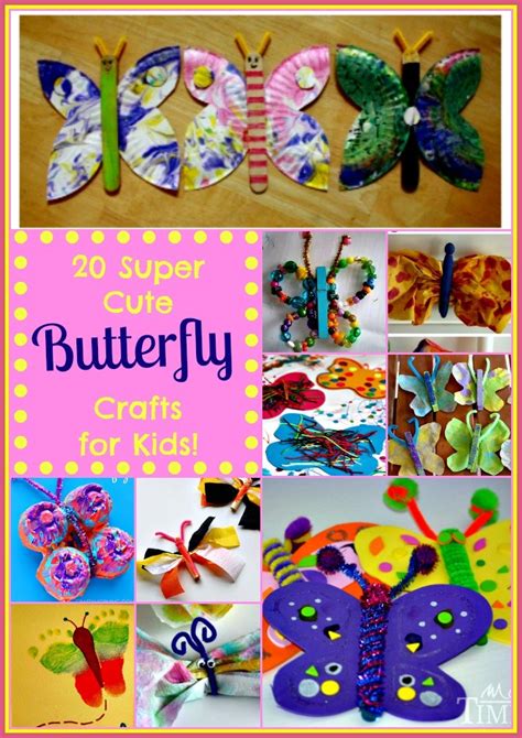20 Super Cute Butterfly Crafts For Kids