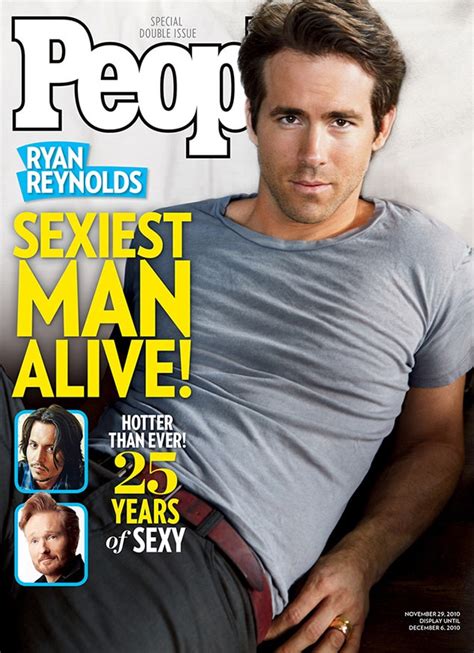 Ryan Reynolds 2010 From Peoples Sexiest Man Alive Through The Years