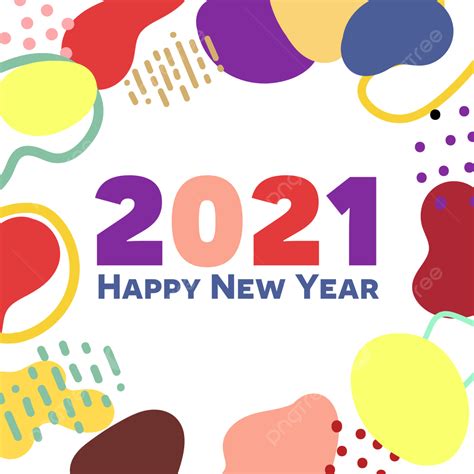 New Years Design Vector Design Images Flat Design New Year 2021 New